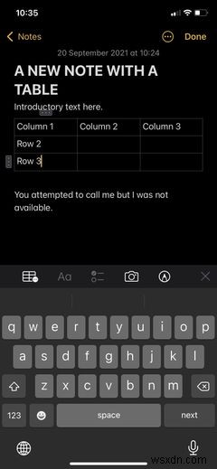 কীভাবে অ্যাপল নোটে সারণী তৈরি এবং ফর্ম্যাট করবেন একটি প্রোর মতো