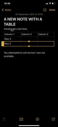 কীভাবে অ্যাপল নোটে সারণী তৈরি এবং ফর্ম্যাট করবেন একটি প্রোর মতো