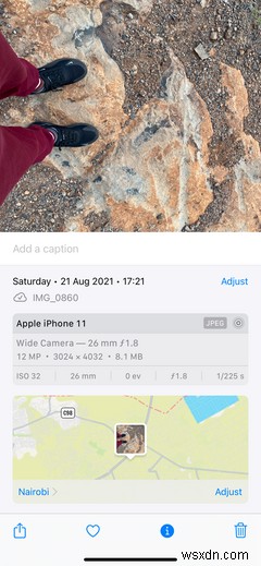 iOS 15-এ আপনার ফটোগুলির তারিখ, সময় এবং অবস্থান কীভাবে সামঞ্জস্য করবেন 