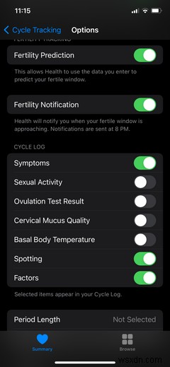 আপনার iPhones Health অ্যাপের মাধ্যমে আপনার মাসিক চক্র কীভাবে ট্র্যাক করবেন