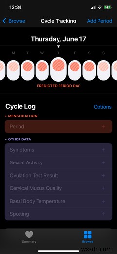 আপনার iPhones Health অ্যাপের মাধ্যমে আপনার মাসিক চক্র কীভাবে ট্র্যাক করবেন