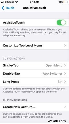 AssistiveTouch সহ একটি ভার্চুয়াল আইফোন হোম বোতাম কীভাবে ব্যবহার করবেন