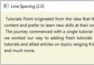 জাভাএফএক্সে টেক্সট নোডে লাইন স্পেসিং কীভাবে সামঞ্জস্য করবেন? 