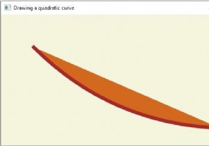 কিভাবে JavaFX ব্যবহার করে একটি QuadCurve তৈরি করবেন? 