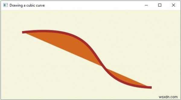 JavaFX ব্যবহার করে কিভাবে কিউবিক কার্ভ তৈরি করবেন? 