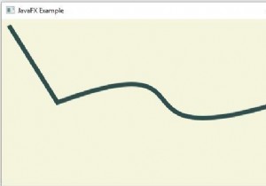 JavaFX এ পাথ এলিমেন্ট কিউবিক কার্ভ কিভাবে তৈরি করবেন? 
