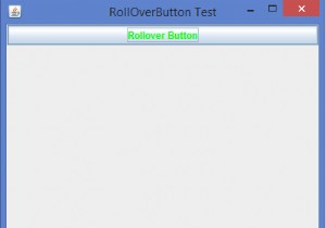 জাভাতে একটি JButton এর জন্য একটি রোলওভার প্রভাব কিভাবে বাস্তবায়ন করবেন? 