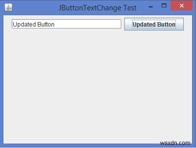 কিভাবে আমরা জাভাতে গতিশীলভাবে JButton পাঠ্য পরিবর্তন করতে পারি? 