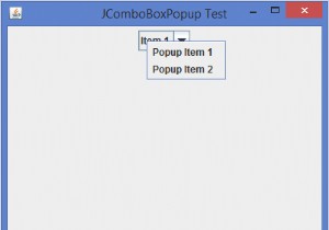 ব্যবহারকারী যখন জাভাতে একটি JComboBox-এ ডান-ক্লিক করে তখন আমরা কীভাবে একটি পপআপ মেনু দেখাতে পারি? 