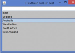 কিভাবে একটি JTextField থেকে একটি ইনপুট মান পড়তে এবং জাভাতে একটি JList যোগ করতে হয়? 