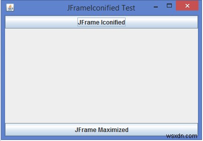 কিভাবে আমরা জাভাতে একটি JFrame প্রোগ্রামাটিকভাবে ছোট/বড় করতে পারি? 