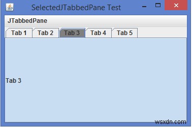কিভাবে আমরা জাভাতে একটি JTabbedPane এর নির্বাচিত ট্যাব হাইলাইট করতে পারি? 