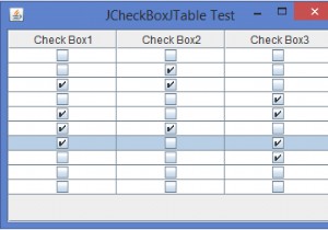 কিভাবে আমরা জাভাতে একটি JTable সেলের ভিতরে একটি JCheckBox যোগ/সন্নিবেশ করতে পারি? 