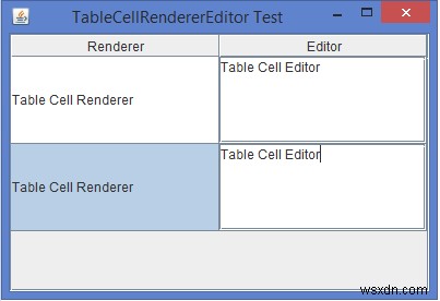 জাভাতে TableCellRenderer এবং TableCellEditor এর মধ্যে পার্থক্য কি? 