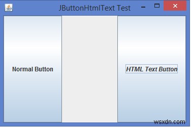 কিভাবে আমরা জাভাতে JButton এর HTML পাঠ্য বাস্তবায়ন করতে পারি? 