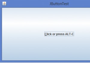 কিভাবে আমরা জাভাতে একটি JButton এ শর্টকাট কী সেট করতে পারি? 