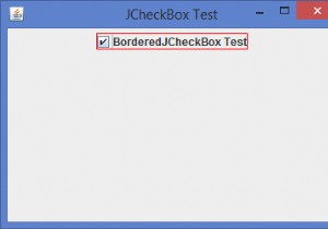 কিভাবে আমরা জাভাতে JCheckBox এ একটি সীমানা সেট করতে পারি? 