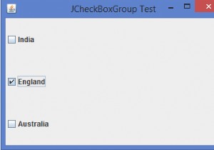 কিভাবে জাভাতে JCheckBox থেকে একবারে একটি আইটেম নির্বাচন করবেন? 