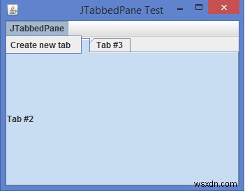 কিভাবে আমরা জাভাতে একটি JMenu থেকে JTabbedPane এ নতুন ট্যাব যোগ করতে পারি? 
