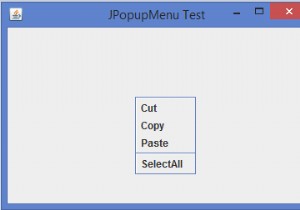 কিভাবে আমরা জাভাতে JPopupMenu ব্যবহার করে ডান ক্লিক মেনু বাস্তবায়ন করতে পারি? 