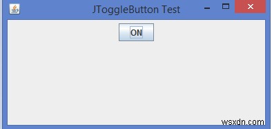 কিভাবে আমরা জাভাতে একটি JToggleButton বাস্তবায়ন করতে পারি? 