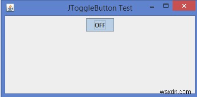 কিভাবে আমরা জাভাতে একটি JToggleButton বাস্তবায়ন করতে পারি? 