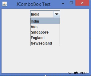 জাভাতে একটি JComboBox এবং একটি JList এর মধ্যে পার্থক্য কি? 