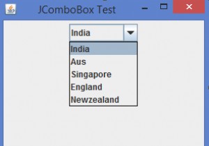 জাভাতে একটি JComboBox এবং একটি JList এর মধ্যে পার্থক্য কি? 