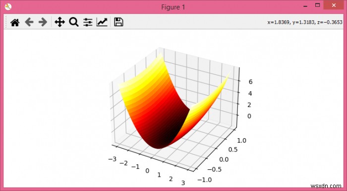 পাইথনের মাধ্যমে 3D রঙিন পৃষ্ঠ কীভাবে পাবেন? 