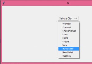 Tkinter-এ OptionMenu উইজেট ব্যবহার করে কিভাবে একটি ফাংশন কল করবেন? 