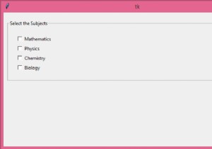 কিভাবে বাম দিকে ttk এ চেকবাটন সারিবদ্ধ করবেন? 