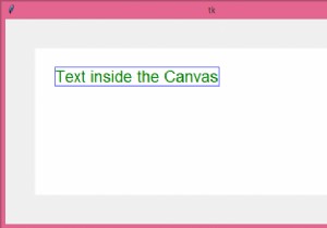 Tkinter - কিভাবে একটি ক্যানভাস টেক্সট একটি রূপরেখা রাখা 