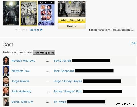 কিভাবে নিশ্চিত করা যায় যে IMDb কখনই টিভি শোগুলিকে আর কখনও নষ্ট করে না