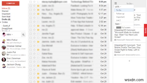 সর্টড সহ জিমেইলকে ট্রেলো-লাইক টাস্ক বোর্ডে পরিণত করুন 