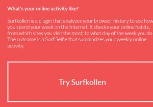 এই সুন্দর ব্রাউজার অ্যাড-অন আপনাকে আপনার ব্রাউজিং সম্পর্কে আকর্ষণীয় পরিসংখ্যান দেয়