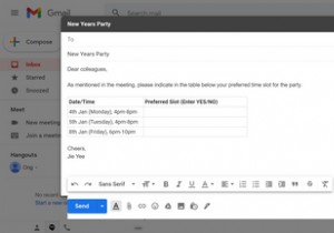আপনার Gmail বার্তাগুলিতে কীভাবে একটি টেবিল যুক্ত করবেন