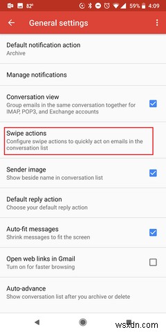 কীভাবে অ্যান্ড্রয়েডে জিমেইল সোয়াইপ অঙ্গভঙ্গি কাস্টমাইজ বা অক্ষম করবেন 