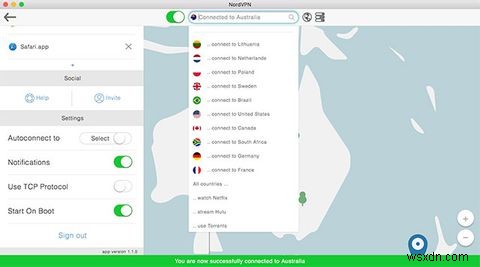 Mac এর জন্য NordVPN:OS X-এ সহজে গোপনীয়তা এবং অঞ্চলগুলি পরিচালনা করুন৷ 