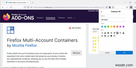ফায়ারফক্সে মাল্টি-অ্যাকাউন্ট কনটেইনার কীভাবে ব্যবহার করবেন 
