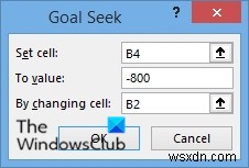 কিভাবে Excel এ Goal Seek ব্যবহার করবেন 