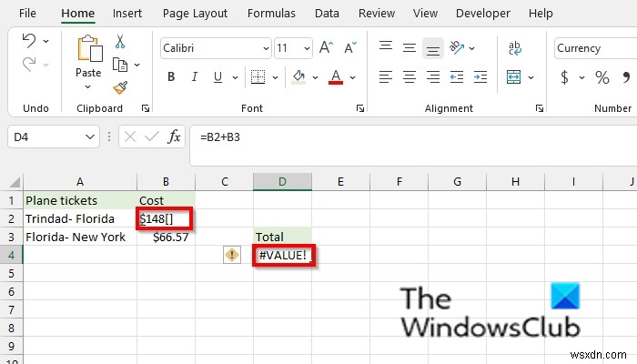 কিভাবে Excel এ #VALUE ত্রুটি ঠিক করবেন 