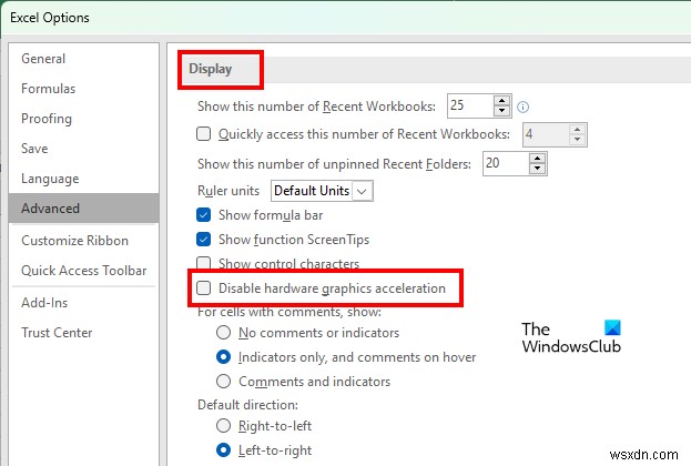Windows 11/10 এ ফিক্স এক্সেল ঝিকিমিকি করছে 