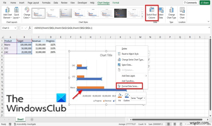 কিভাবে Excel এ একটি বার বা সার্কেল প্রগ্রেস চার্ট তৈরি করবেন 