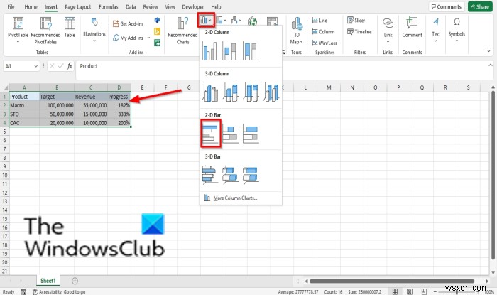 কিভাবে Excel এ একটি বার বা সার্কেল প্রগ্রেস চার্ট তৈরি করবেন 