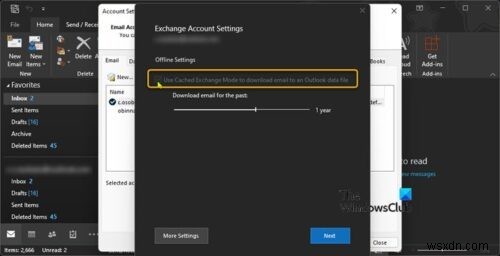 ত্রুটি 0x80070057 Outlook অফলাইন ঠিকানা বই ডাউনলোড হবে না 