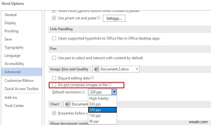 Word, Excel, PowerPoint-এ সেভ করার সময় ছবির গুণমান রক্ষা করুন 