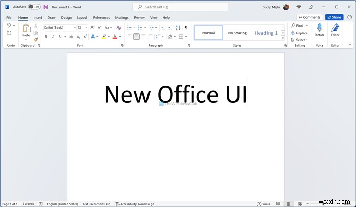 Windows 11 এ কিভাবে নতুন Office UI পাবেন