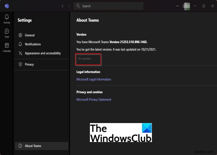 Microsoft টিম Windows 11-এ ডেস্কটপ অ্যাপে ফাইল খুলতে পারে না 