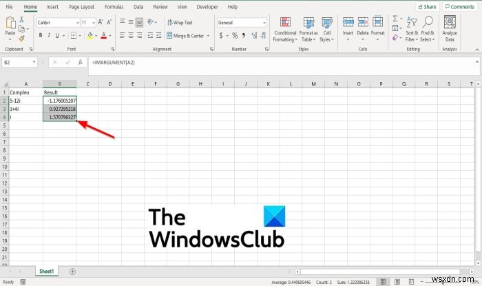 Microsoft Excel এ IMARGUMENT ফাংশন কিভাবে ব্যবহার করবেন 