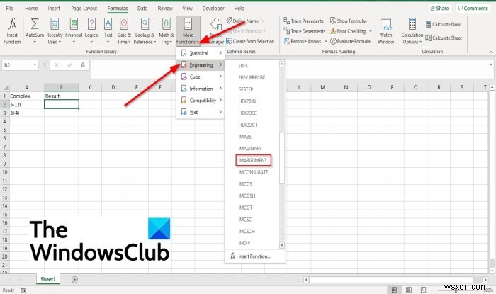Microsoft Excel এ IMARGUMENT ফাংশন কিভাবে ব্যবহার করবেন 